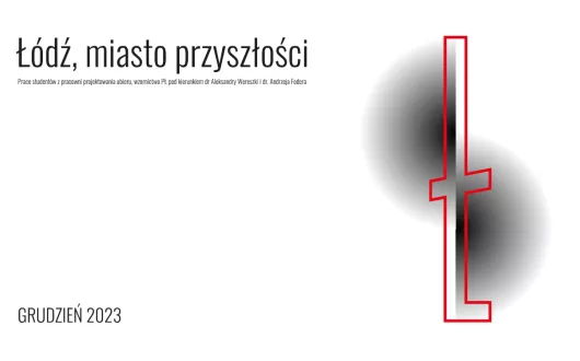 Baner wystawy "Łódź, miasto przyszłości"